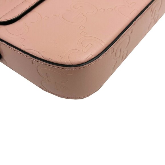 GUCCI Pink Leather Shoulder Bag - Picture 8 of 14
